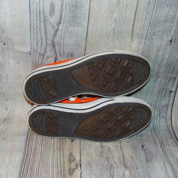CONVERSE Chuck Taylor All Star Spec Ox Orange Sneakers Womens Size 7 - Picture 2 of 7
